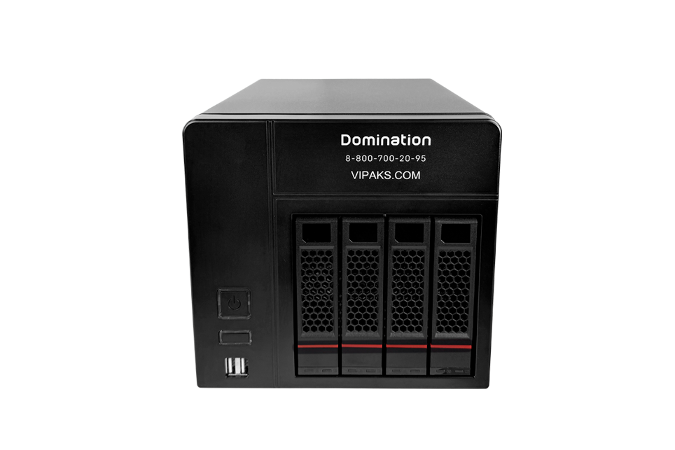 Видеорегистратор ВИПАКС IP-9CN-4-MDR (ПО Domination)